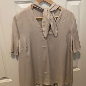 H&M Tie Neck Blouse